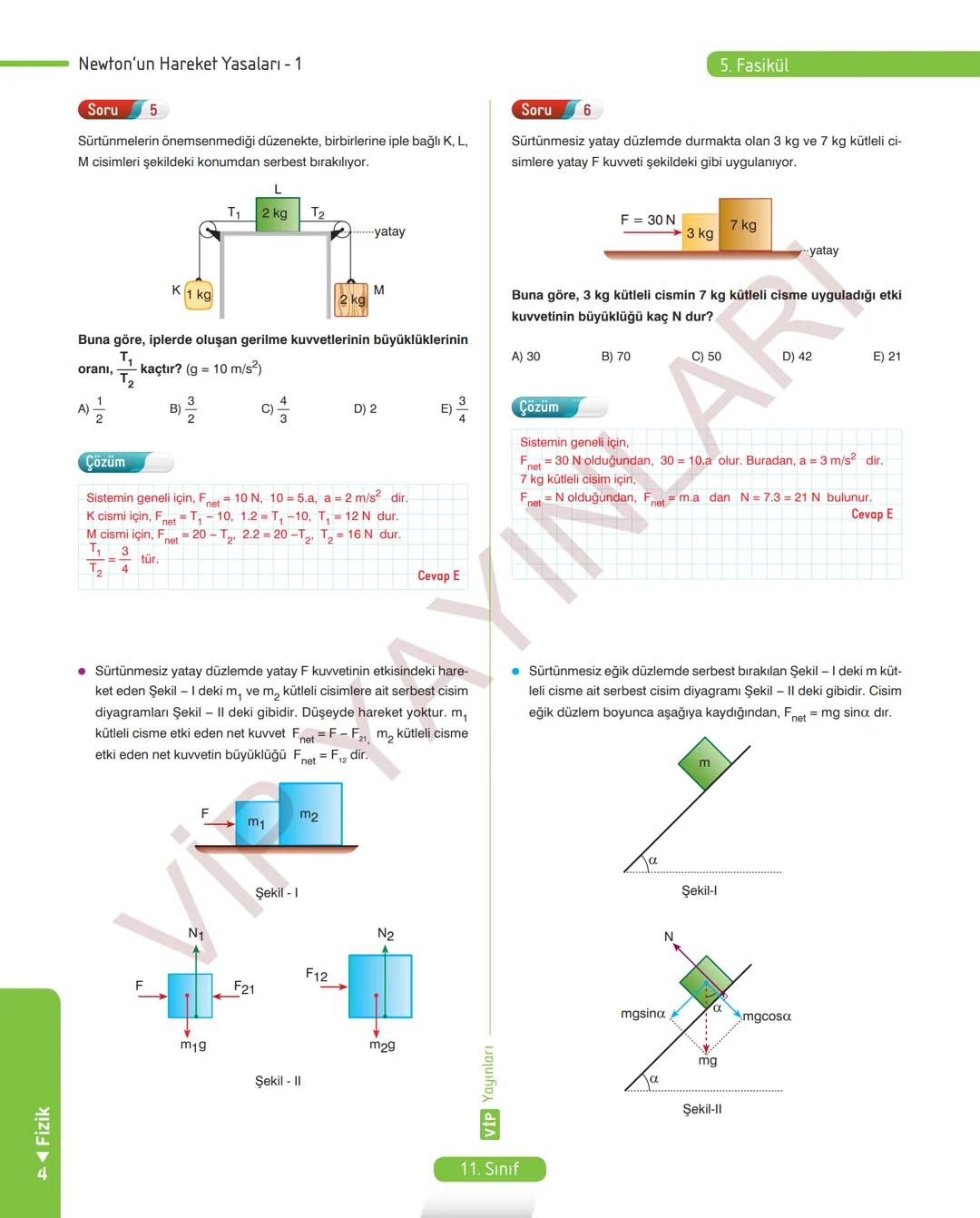 38
FASİKÜL
11.
SINIF
FİZİK
ANLATIM FASİKÜLÜ
Vip
YAYINLARI
Kavrama Testleri
Etkinlikler
Tarama Testleri
Çözümlü Örnek
Sorular
Maddeleştirilmi