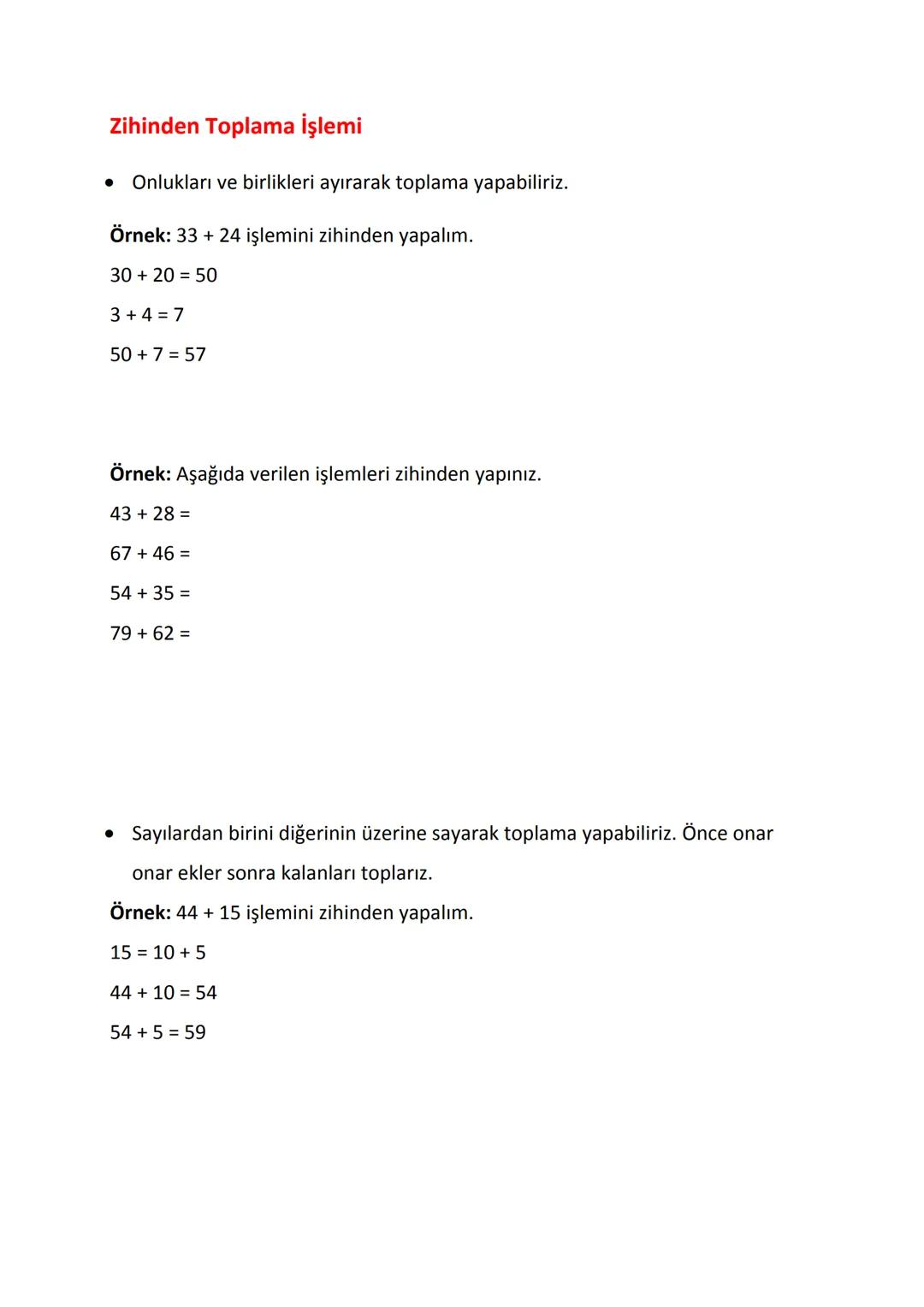 Doğal Sayıların Karşılaştırılması
• Basamak sayısı fazla olan sayı daha büyüktür.
Örneğin, 3 475 893 sayısı 7 basamaktan, 12 436 923 sayısı