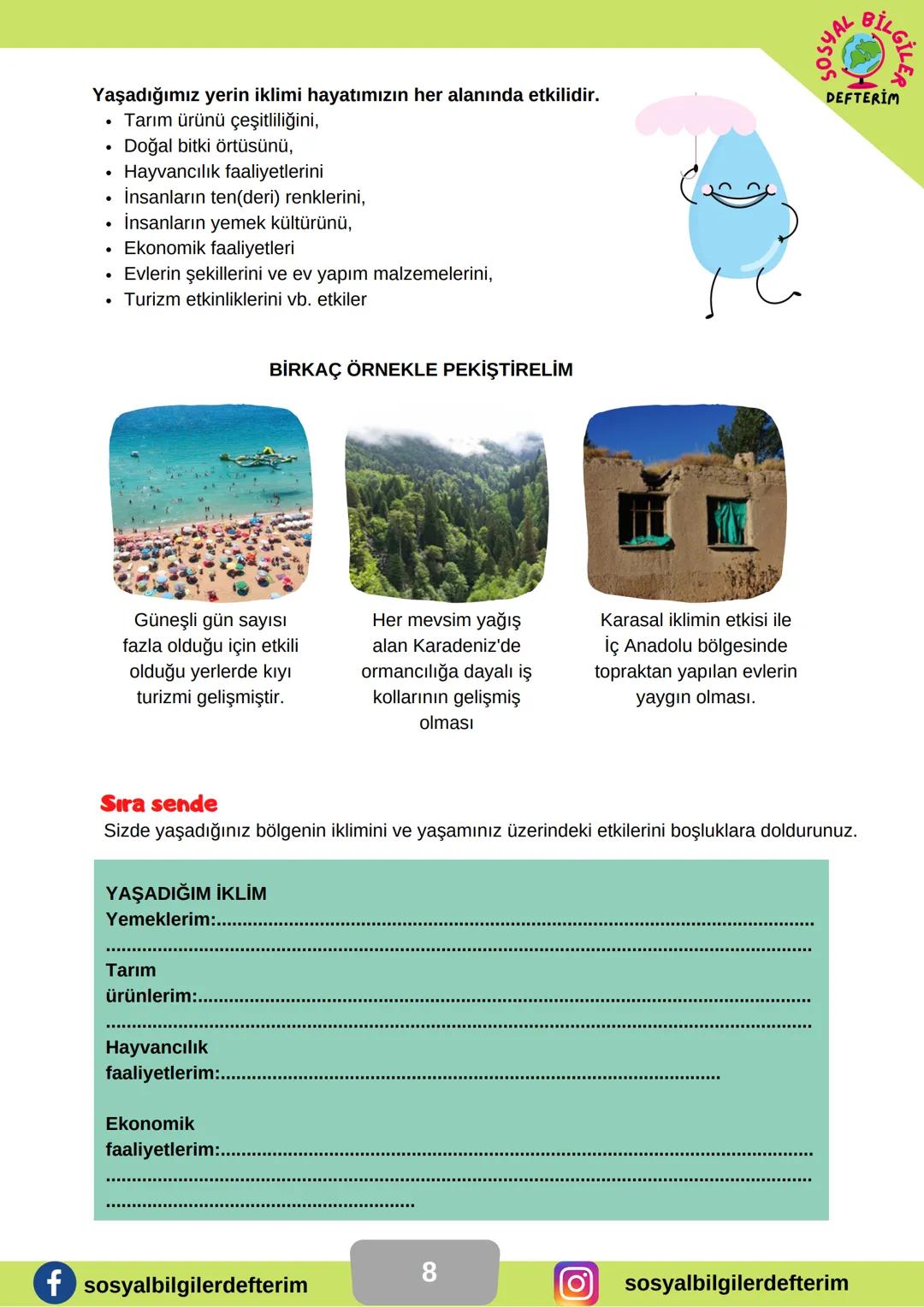 # 6.SINIF 3.ÜNİTE
## SOSYAL BİLGİLER
## DERS NOTU
<br>
SOSYAL BİLGİLER
DEFTTERİM
BİLGİ ŞENTÜRK DÜNYA'NIN NERESİNDEYİZ?
Bir gemi kaptanı