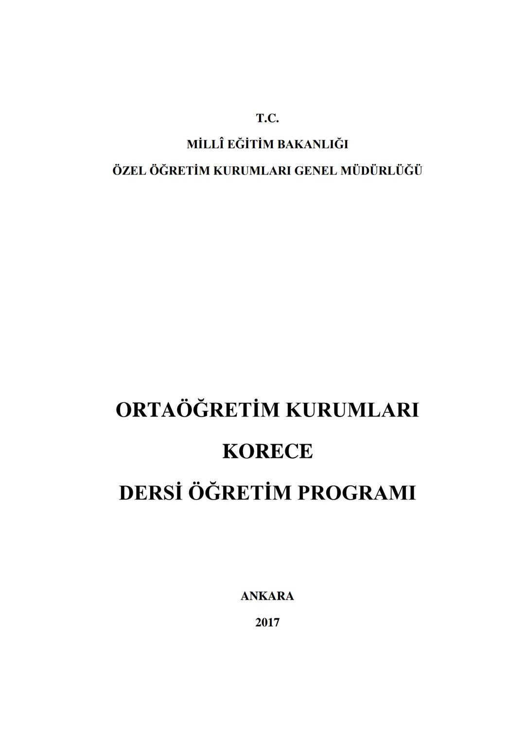 Sayı
Tarih
152
01/11/2017
Kurulda Gör. Tarihi 12/10/2017
Önceki Kararın
Tarih ve Sayısı
T.C.
MİLLÎ EĞİTİM BAKANLIĞI
Talim ve Terbiye Kurulu
