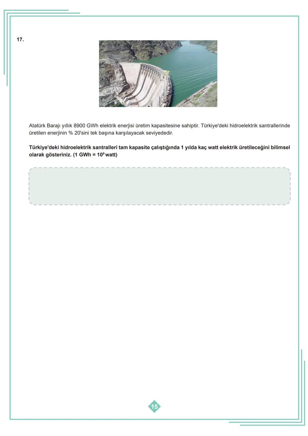 8. SINIF 1. ÜNİTE
ÇALIŞMA FASİKÜLÜ
MATEMATİK
Bu kitapçık İSTANBUL Ölçme Değerlendirme Merkezi
tarafından hazırlanmıştır. 1. Aşağıdaki tablod