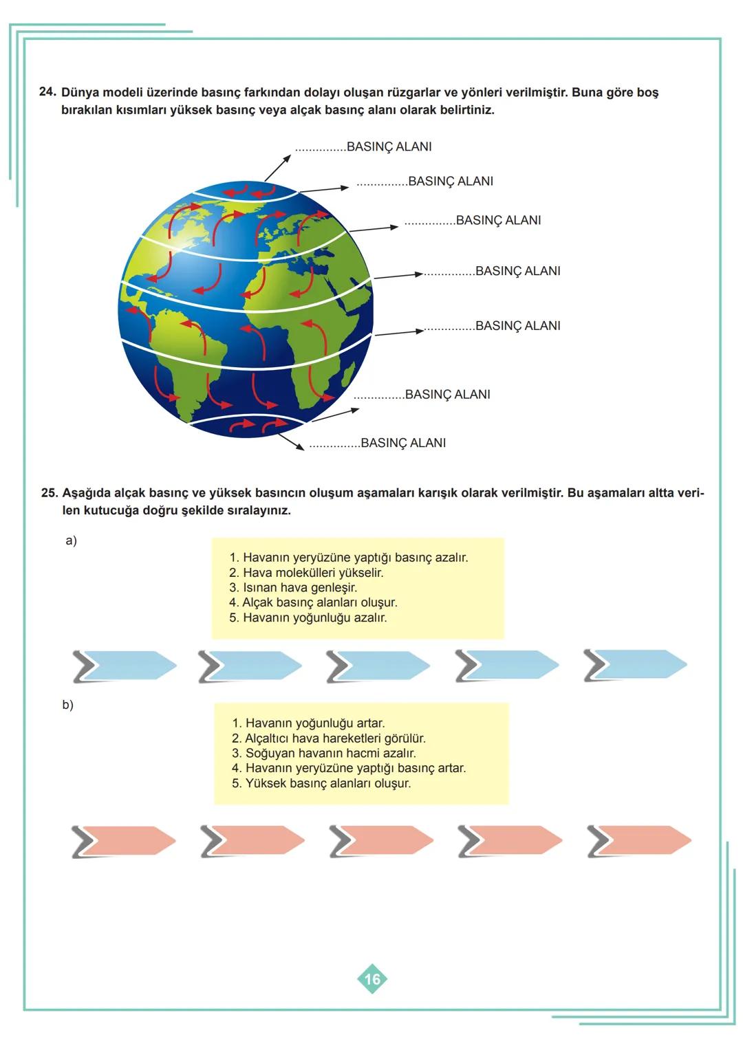 8. SINIF 1. ÜNİTE
ÇALIŞMA FASİKÜLÜ
FEN BİLİMLERİ
Bu kitapçık İSTANBUL Ölçme Değerlendirme Merkezi
tarafından hazırlanmıştır. 1. Dünya'nın h