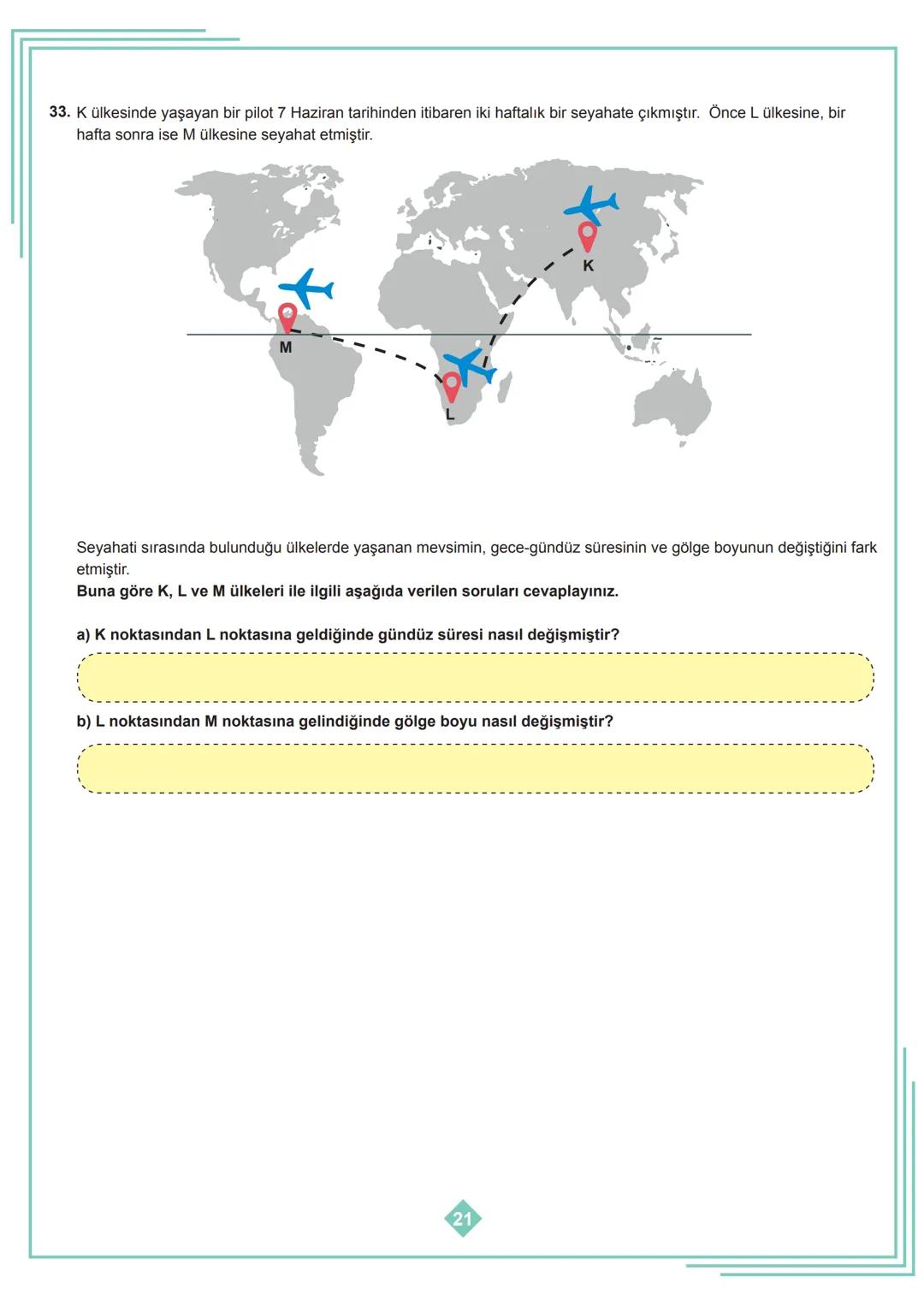 8. SINIF 1. ÜNİTE
ÇALIŞMA FASİKÜLÜ
FEN BİLİMLERİ
Bu kitapçık İSTANBUL Ölçme Değerlendirme Merkezi
tarafından hazırlanmıştır. 1. Dünya'nın h
