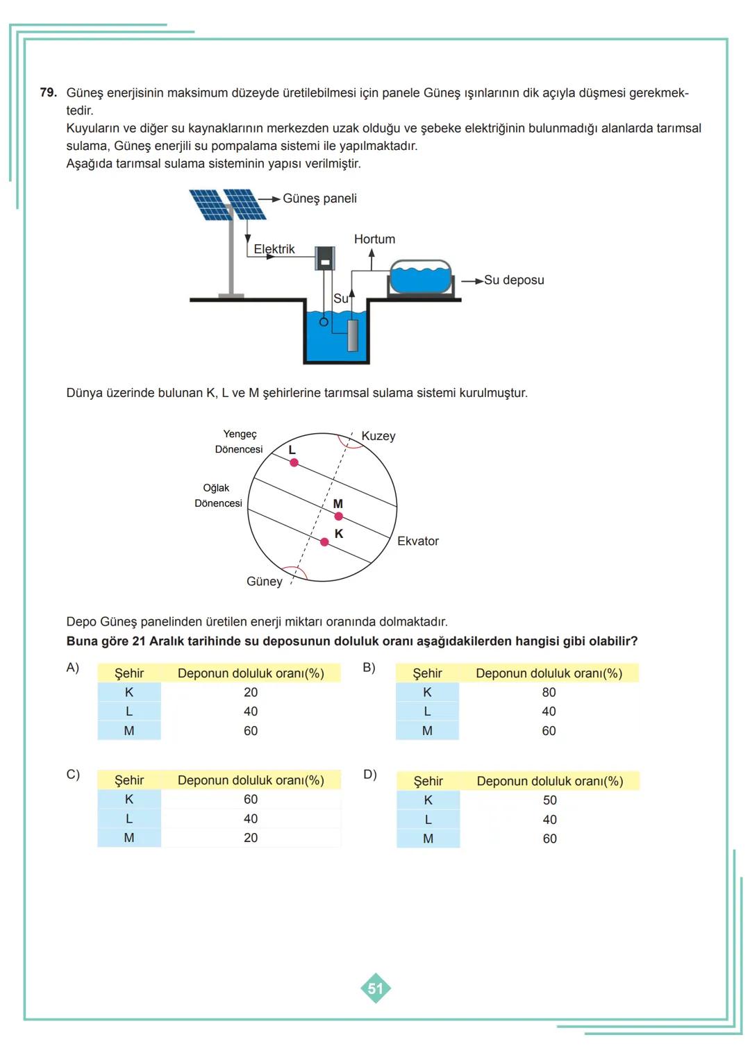 8. SINIF 1. ÜNİTE
ÇALIŞMA FASİKÜLÜ
FEN BİLİMLERİ
Bu kitapçık İSTANBUL Ölçme Değerlendirme Merkezi
tarafından hazırlanmıştır. 1. Dünya'nın h
