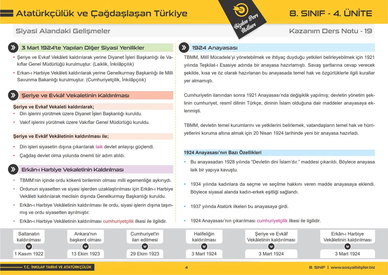8.SINIF
1, 2, 3, 4, 5 ve
6.ÜNİTE
DERS NOTLARI
sosyalbilgiler.biz
Seyhmus Yüce 8.SINIF
I.ÜNITE
DERS NOTLARI --- OCR Start ---
Bir Kahraman Do