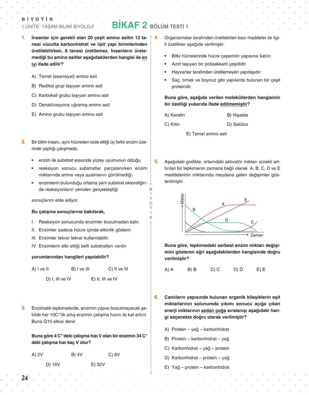 Biyotik
TYT
BİYOLOJİ
Konu Anlatım
Föyleri
Aslan AYDIN
Canset YILDIZ
WhatsApp İletişim Hattı
0 543 411 53 09
Akıllı Tahta Uyumlu
Video Anlatı