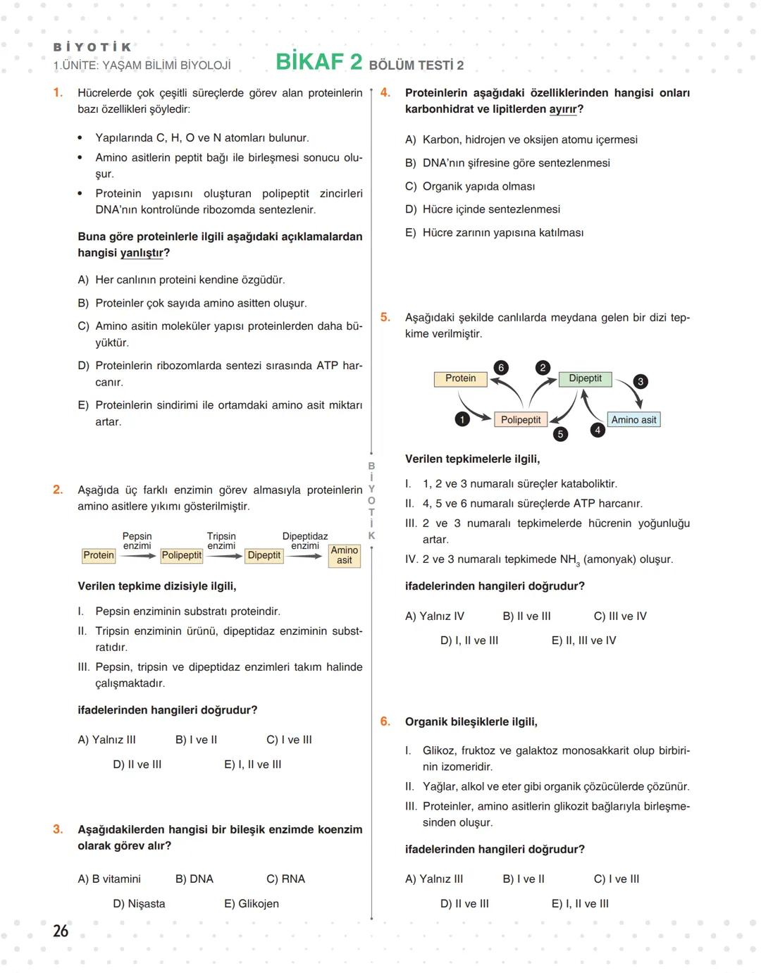 Biyotik
TYT
BİYOLOJİ
Konu Anlatım
Föyleri
Aslan AYDIN
Canset YILDIZ
WhatsApp İletişim Hattı
0 543 411 53 09
Akıllı Tahta Uyumlu
Video Anlatı