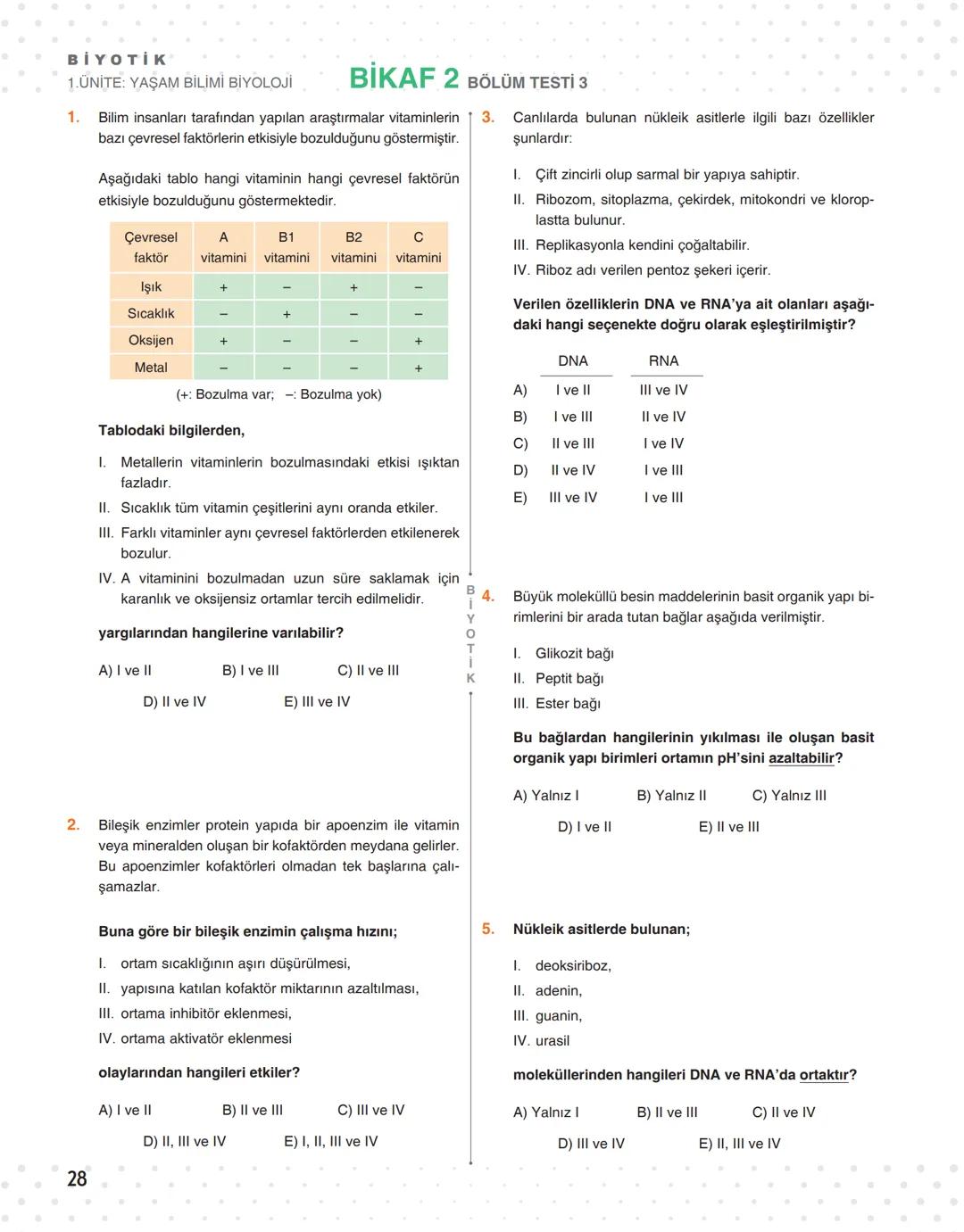 Biyotik
TYT
BİYOLOJİ
Konu Anlatım
Föyleri
Aslan AYDIN
Canset YILDIZ
WhatsApp İletişim Hattı
0 543 411 53 09
Akıllı Tahta Uyumlu
Video Anlatı