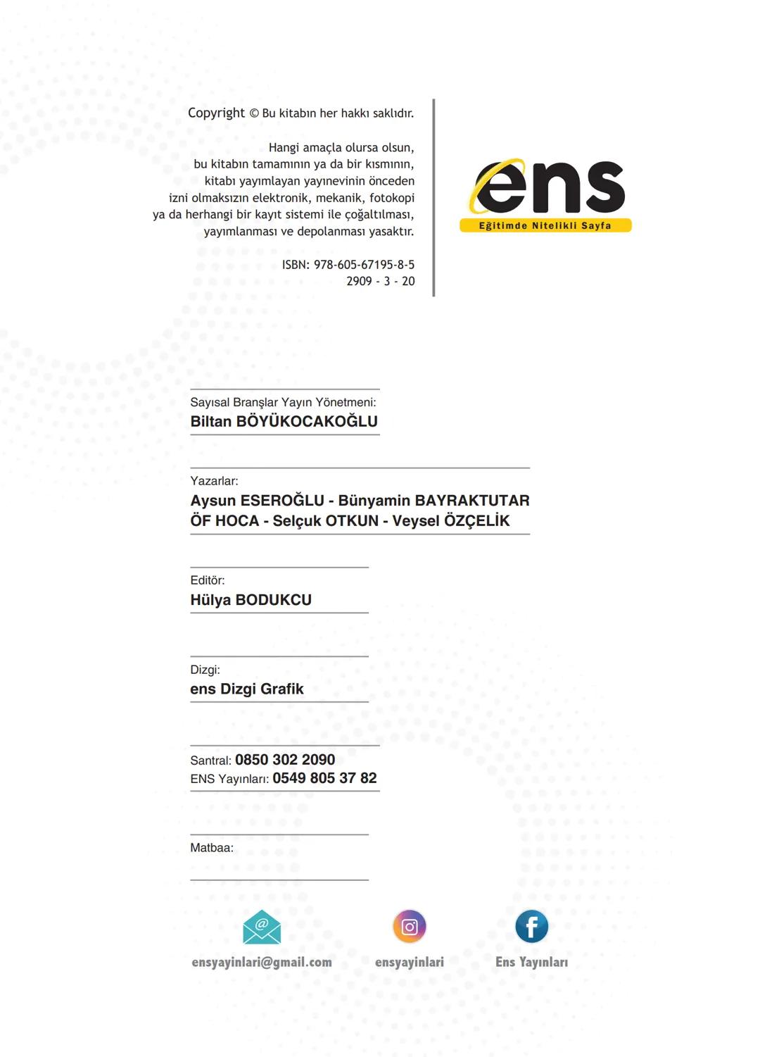 TYT MATEMATİK
Destek
Serisi
Öğrenmenin
EN Kolay
Yolu!
Destek Defterim
"TYTde En Büyük Desteğim"
öğretici sorular
TYT MATEMATİK
Konularının
A