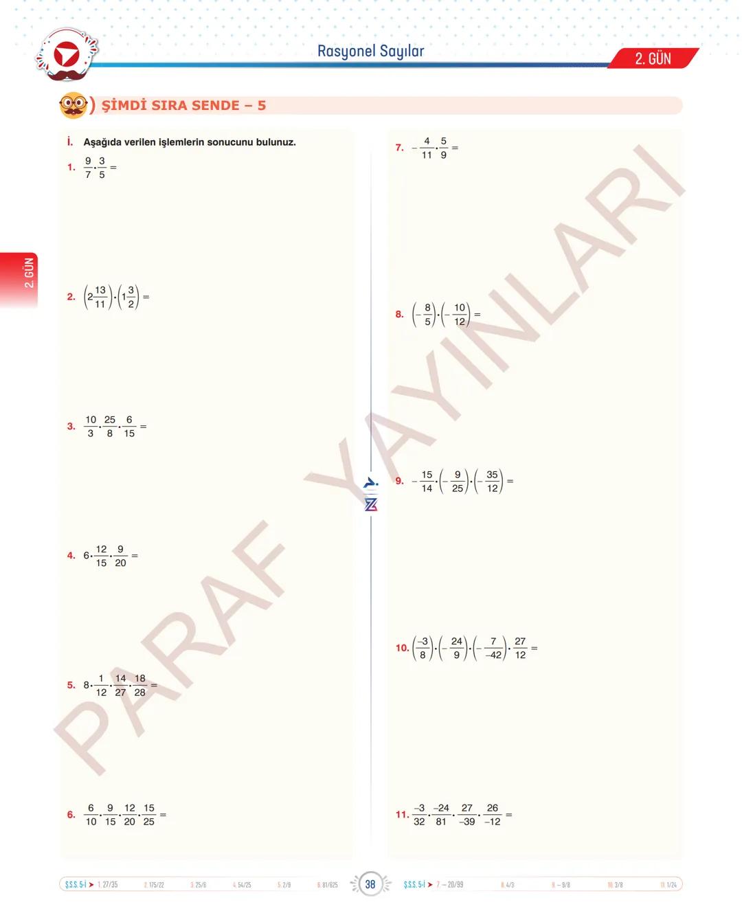 TYT-KPSS-DGS-ALES
10 GÜNDE
TEMEL ATMA
GARANTİ
MATEMATİK
VİDEO DERS KİTABI
Z
SELİM
YÜKSEL'le
PARAF YAYINLARI
Hedefine Paraf At
BIYIKLI MATEMA