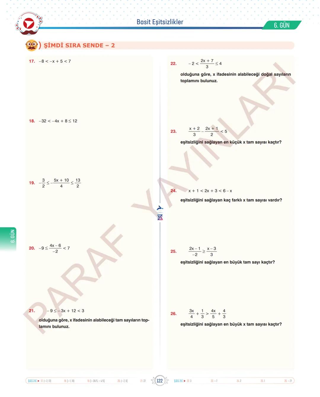 TYT-KPSS-DGS-ALES
10 GÜNDE
TEMEL ATMA
GARANTİ
MATEMATİK
VİDEO DERS KİTABI
Z
SELİM
YÜKSEL'le
PARAF YAYINLARI
Hedefine Paraf At
BIYIKLI MATEMA