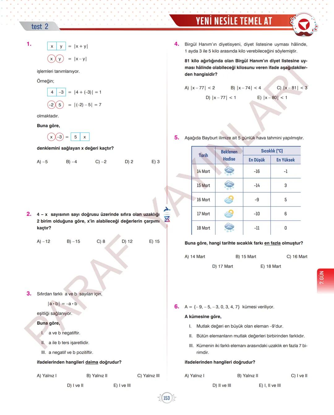 TYT-KPSS-DGS-ALES
10 GÜNDE
TEMEL ATMA
GARANTİ
MATEMATİK
VİDEO DERS KİTABI
Z
SELİM
YÜKSEL'le
PARAF YAYINLARI
Hedefine Paraf At
BIYIKLI MATEMA