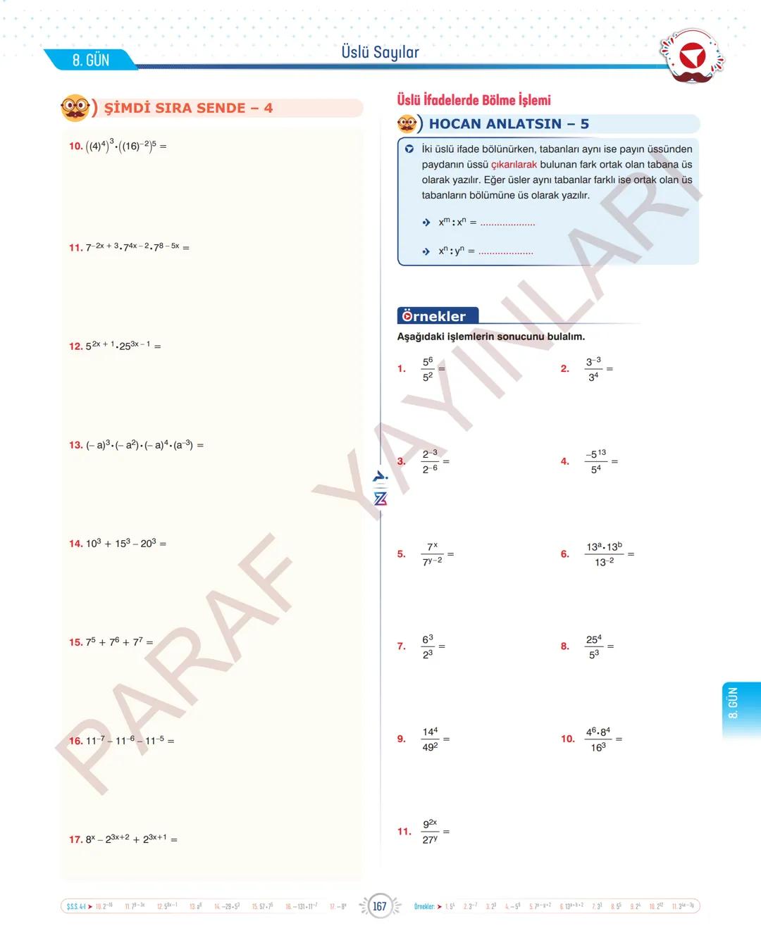 TYT-KPSS-DGS-ALES
10 GÜNDE
TEMEL ATMA
GARANTİ
MATEMATİK
VİDEO DERS KİTABI
Z
SELİM
YÜKSEL'le
PARAF YAYINLARI
Hedefine Paraf At
BIYIKLI MATEMA