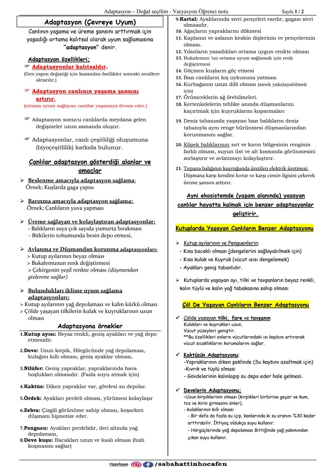 ## MEVSİMLERİN OLUŞUMU
### Dünya'nın özellikleri
ÜNİTE: 1 Mevsimler Oluşumu
-1-
1
4. Dünya'nın dönme ekseni 23° 27"lık bir açı ile eğik
dur