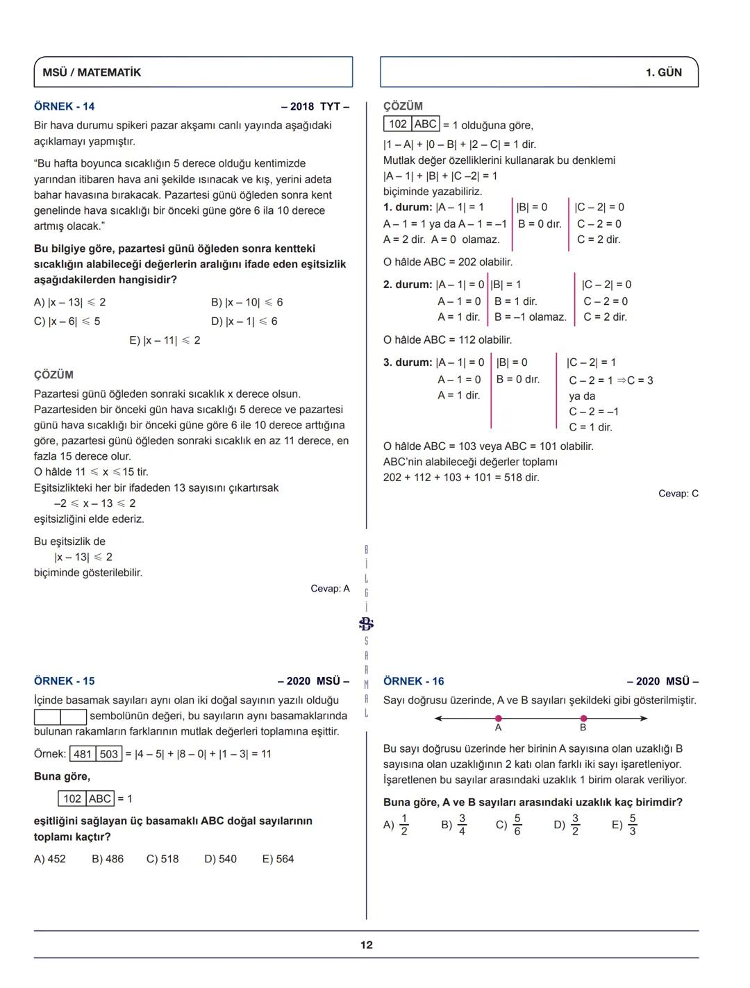 --- OCR Start ---
Bilgi Sarnal
Hayaller Hayatlar Olsun Diye...
MSÜ MATEMATİK KAMPI
*
BİLGİ SARMAL YAYINLARI
MATEMATİK ZÜMRESİ
**
Seyit DÖNME
