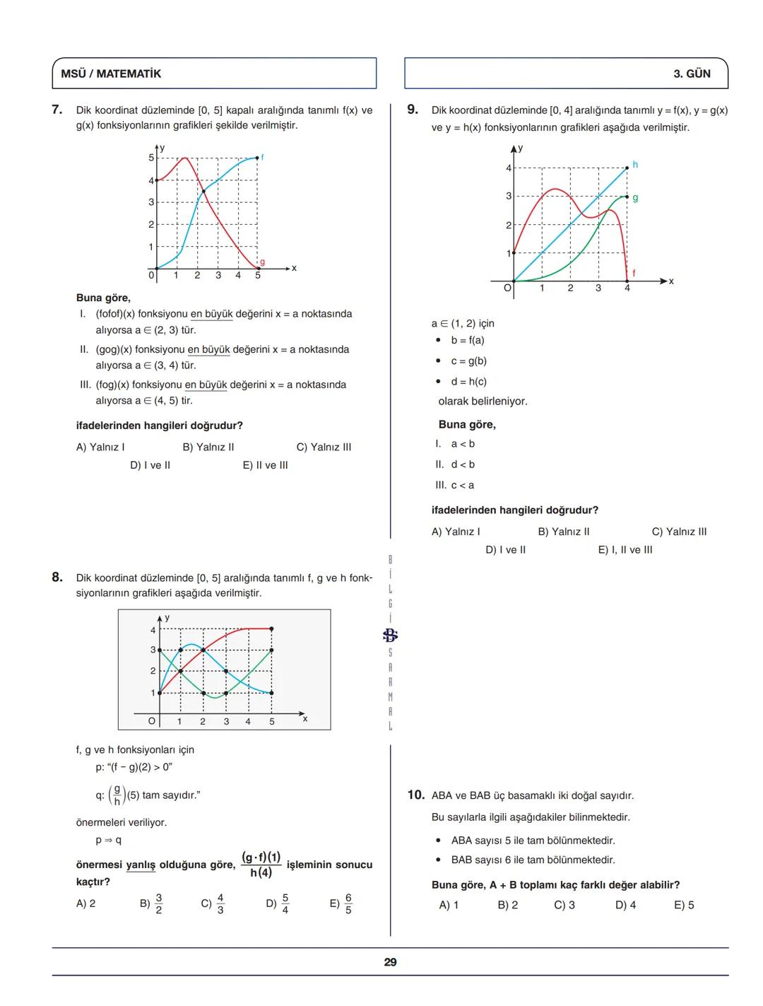 --- OCR Start ---
Bilgi Sarnal
Hayaller Hayatlar Olsun Diye...
MSÜ MATEMATİK KAMPI
*
BİLGİ SARMAL YAYINLARI
MATEMATİK ZÜMRESİ
**
Seyit DÖNME