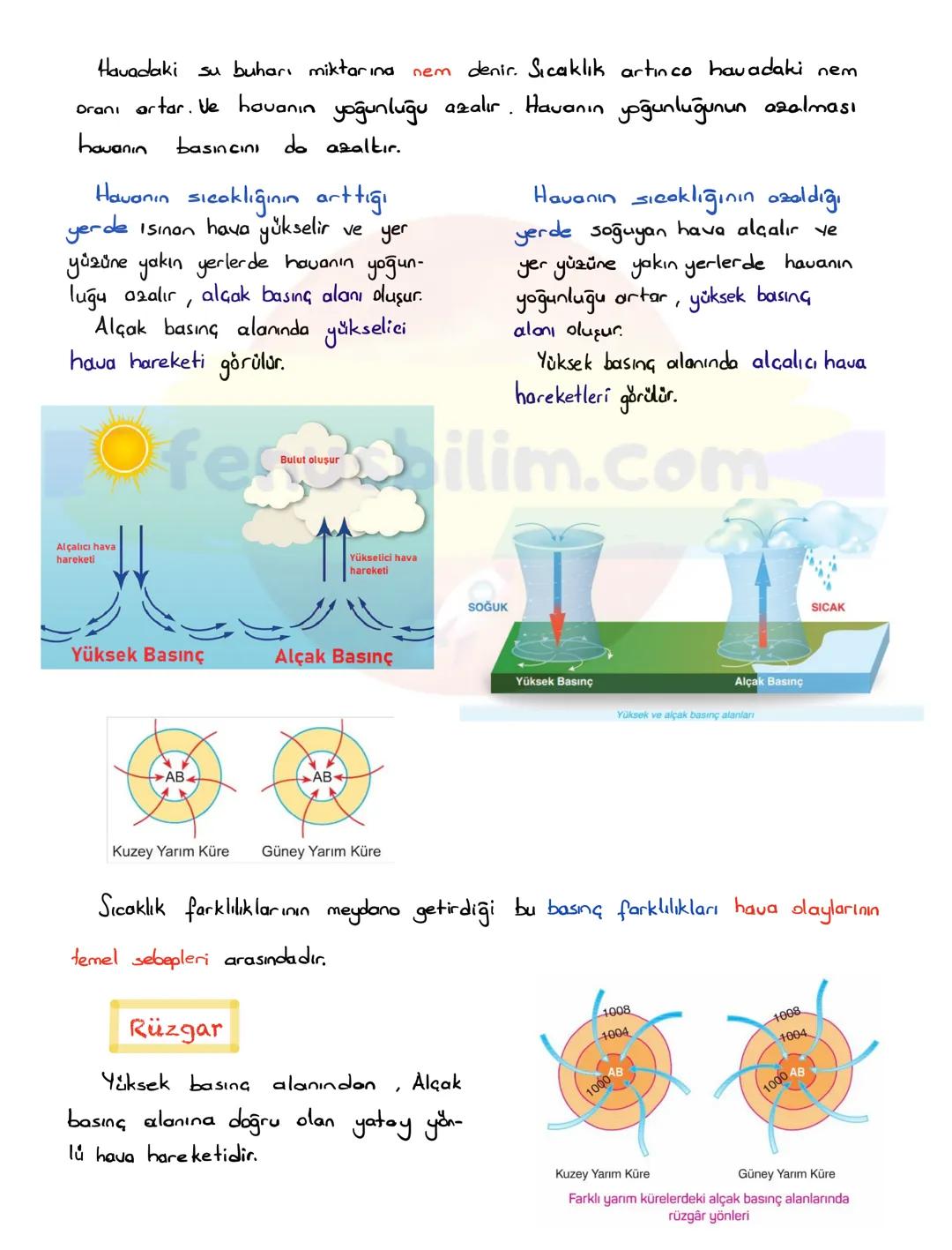 İKLİM VE HAVA HAREKETLERİ
Hava Olayları
✔Dünya 'nın etrafını atmosfer (hava
küre) sarmıştır. Atmosferin %78'; Azot
%21; oksijen, %1'; karbon
