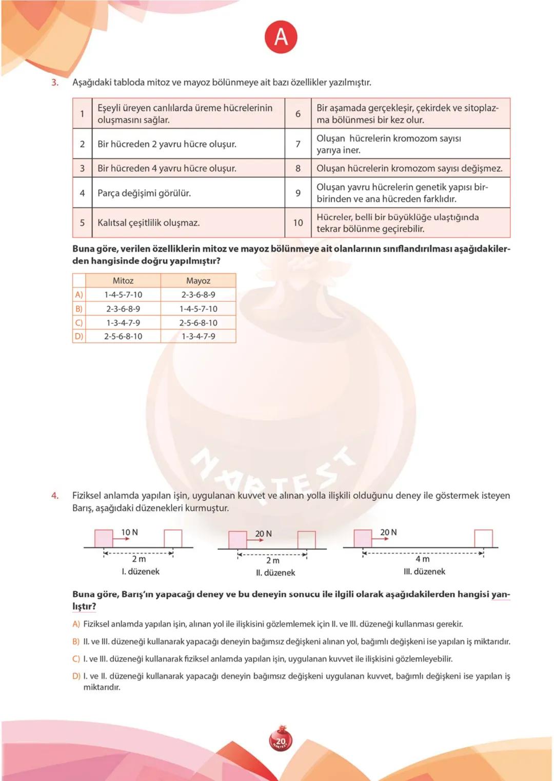 A
KİTAPÇIĞI
2019
KURUMSAL
7. SINIF KURUMSAL DENEME SINAVI
Adı Soyadı:
Okulu:
Sınıfı / Şubesi:
Numarası:
SÖZEL BÖLÜM
Dersler Soru Sayısı Topl
