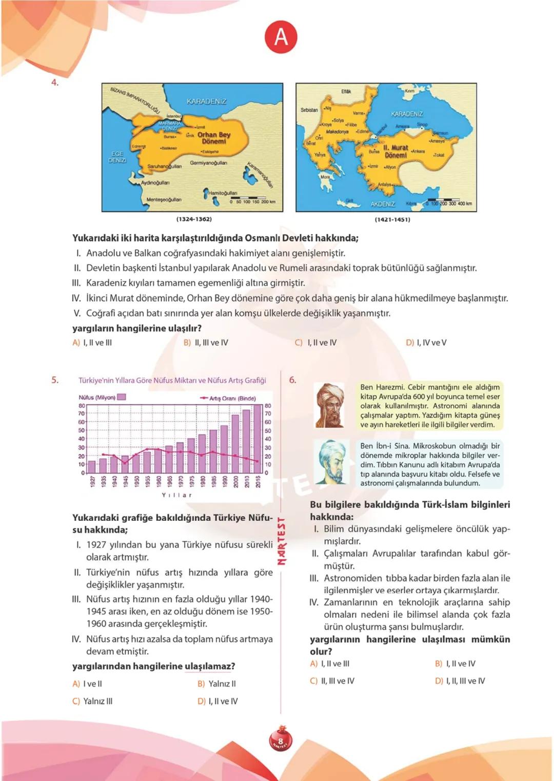 A
KİTAPÇIĞI
2019
KURUMSAL
7. SINIF KURUMSAL DENEME SINAVI
Adı Soyadı:
Okulu:
Sınıfı / Şubesi:
Numarası:
SÖZEL BÖLÜM
Dersler Soru Sayısı Topl