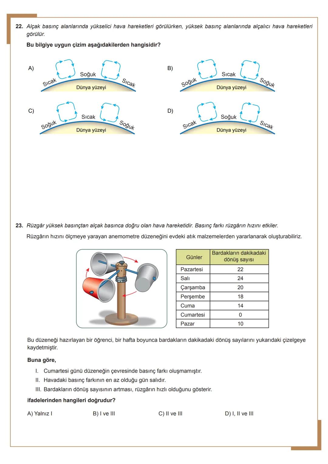 8.
SINIF
Fen Bilimleri
*★★★★
✗RİYETİ MİLLİ EGIT
*
• TÜRKIY
ANLIGA
***★
........
*
1. Ünite
Mevsimler ve İklim 1. Hava durumuyla ilgili telev