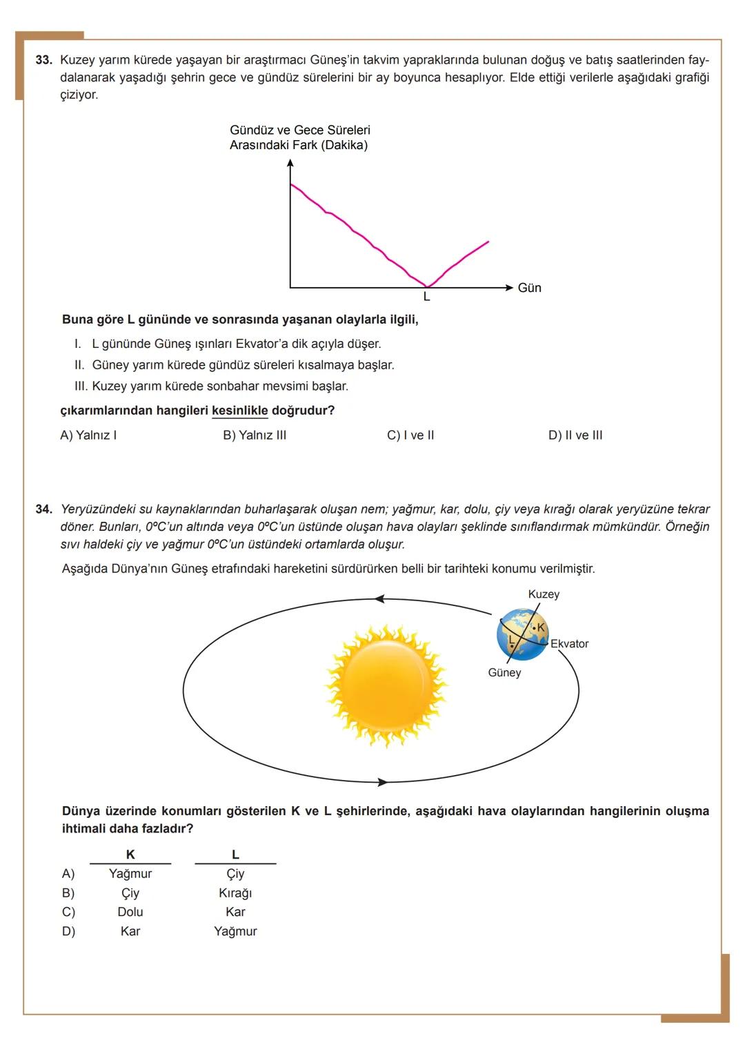 8.
SINIF
Fen Bilimleri
*★★★★
✗RİYETİ MİLLİ EGIT
*
• TÜRKIY
ANLIGA
***★
........
*
1. Ünite
Mevsimler ve İklim 1. Hava durumuyla ilgili telev