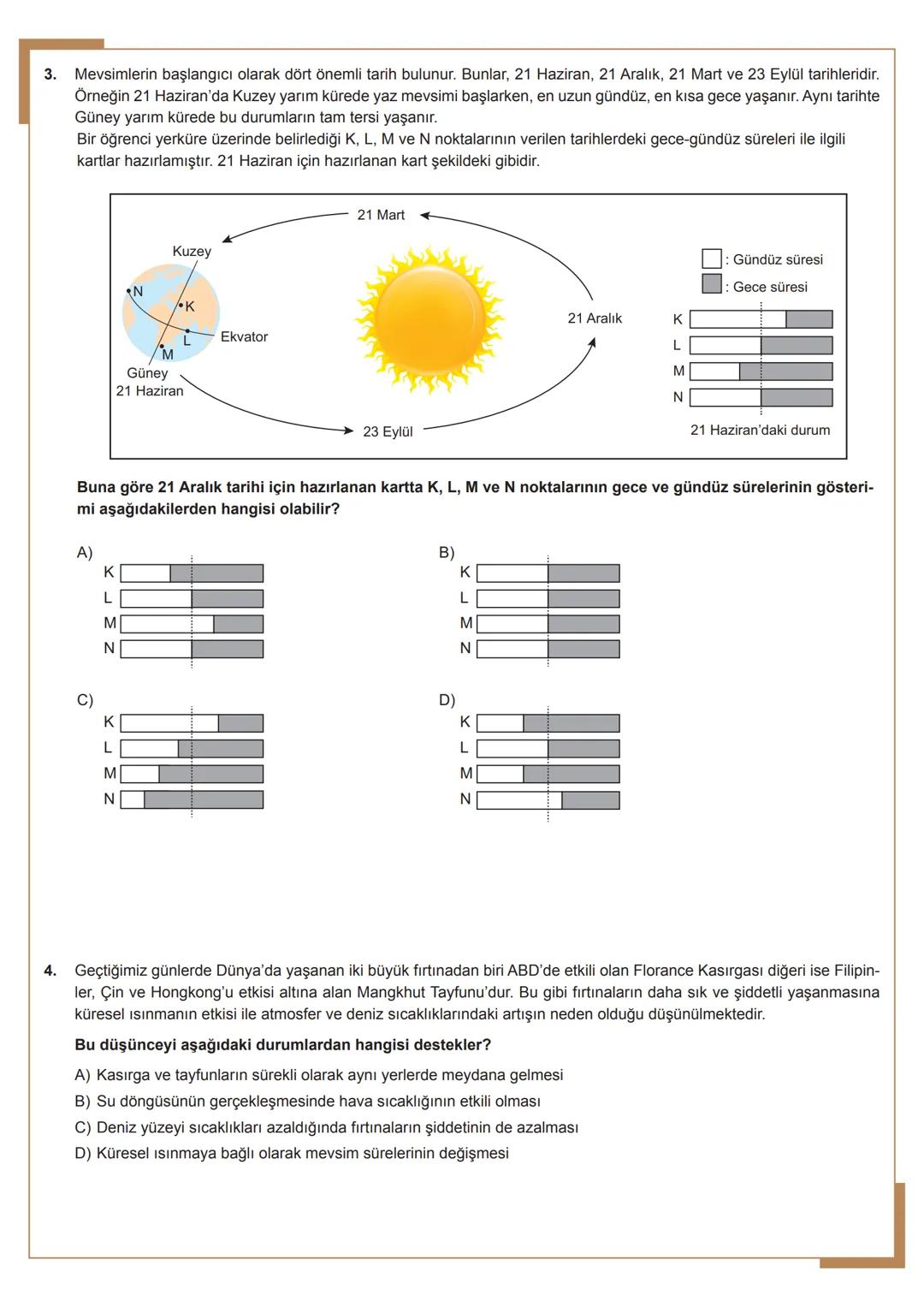 8.
SINIF
Fen Bilimleri
*★★★★
✗RİYETİ MİLLİ EGIT
*
• TÜRKIY
ANLIGA
***★
........
*
1. Ünite
Mevsimler ve İklim 1. Hava durumuyla ilgili telev