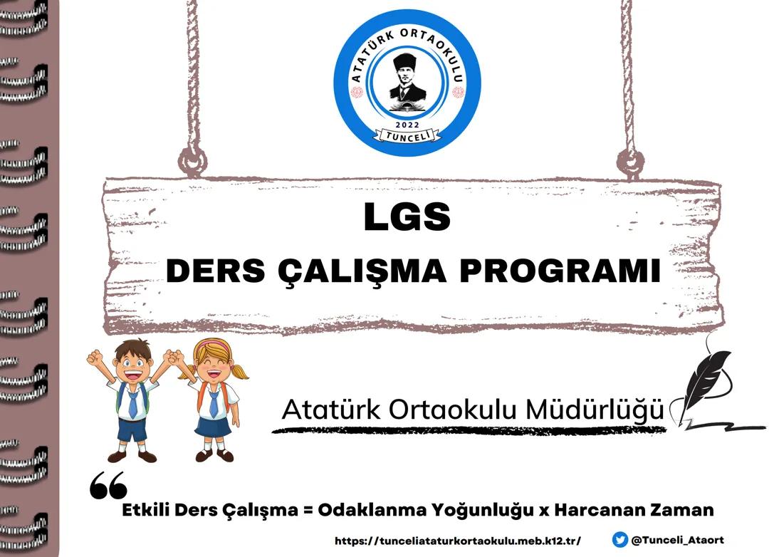 LGS 8. Sınıf için Etkili Ders Çalışma Programı