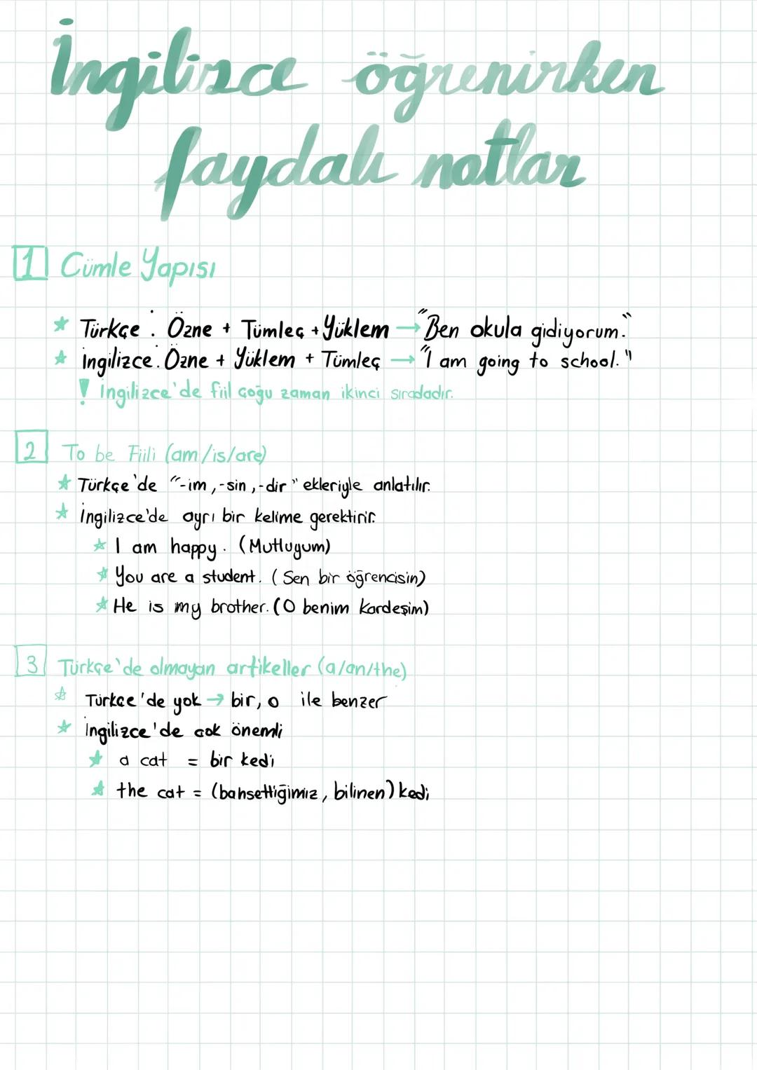 İngilizce öğrenirken faydalı bilgiler