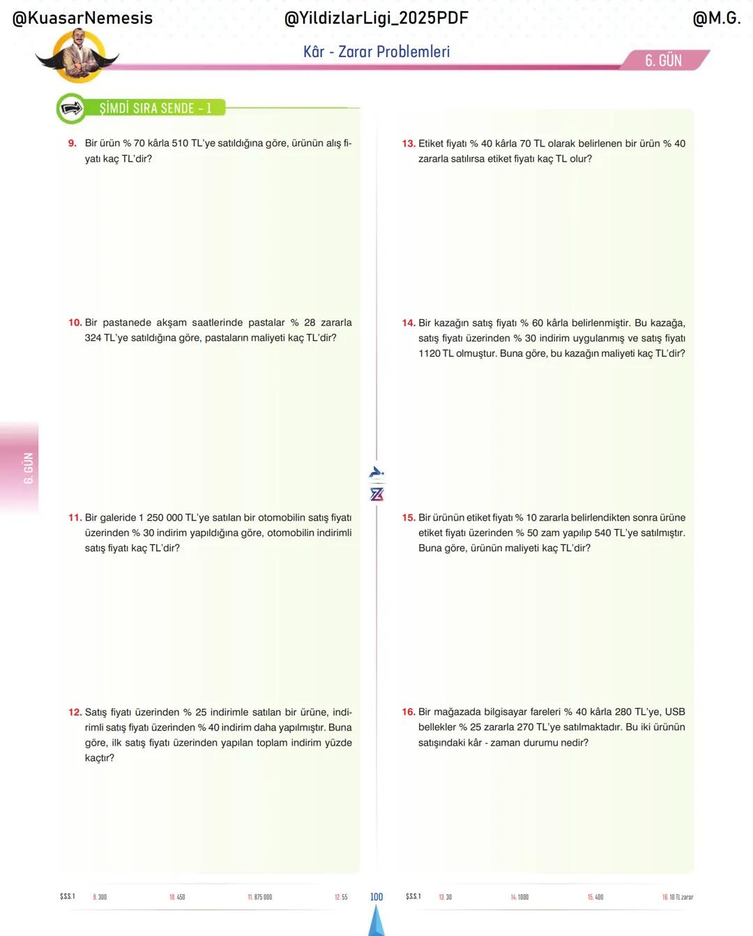 @KuasarNemesis
@YildizlarLin_2025PDF
@M.G.
TYT-KPSS-DGS-ALES
10 GÜNDE
TEMEL ATMA
GARANTI
PROBLEMLER
VİDEO DERS KİTABI
74
SELİM YÜKSEL'le
BIY