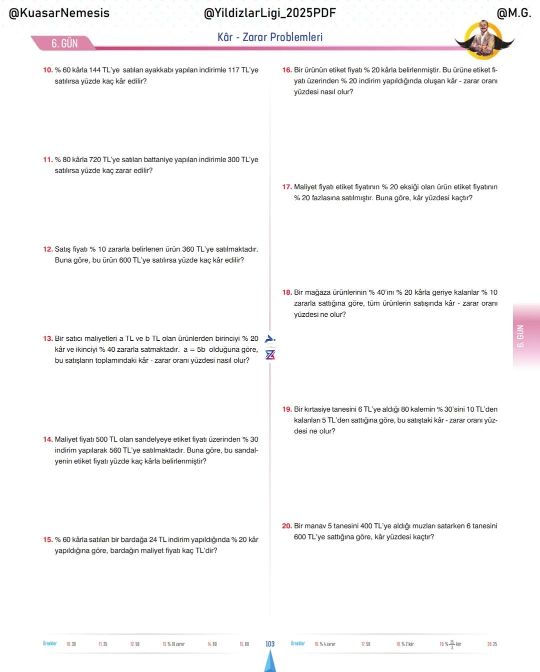 @KuasarNemesis
@YildizlarLin_2025PDF
@M.G.
TYT-KPSS-DGS-ALES
10 GÜNDE
TEMEL ATMA
GARANTI
PROBLEMLER
VİDEO DERS KİTABI
74
SELİM YÜKSEL'le
BIY