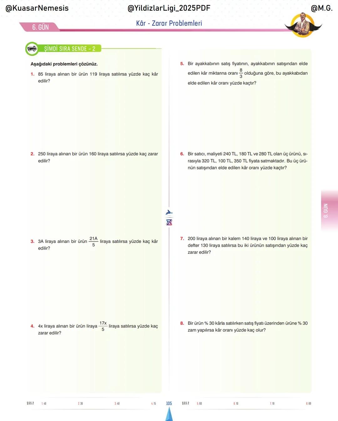 @KuasarNemesis
@YildizlarLin_2025PDF
@M.G.
TYT-KPSS-DGS-ALES
10 GÜNDE
TEMEL ATMA
GARANTI
PROBLEMLER
VİDEO DERS KİTABI
74
SELİM YÜKSEL'le
BIY