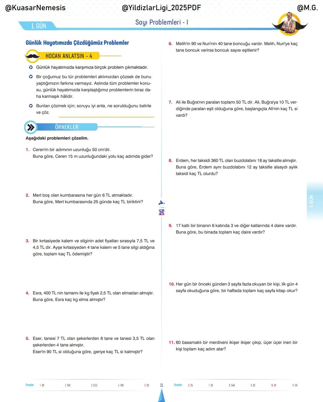 @KuasarNemesis
@YildizlarLin_2025PDF
@M.G.
TYT-KPSS-DGS-ALES
10 GÜNDE
TEMEL ATMA
GARANTI
PROBLEMLER
VİDEO DERS KİTABI
74
SELİM YÜKSEL'le
BIY