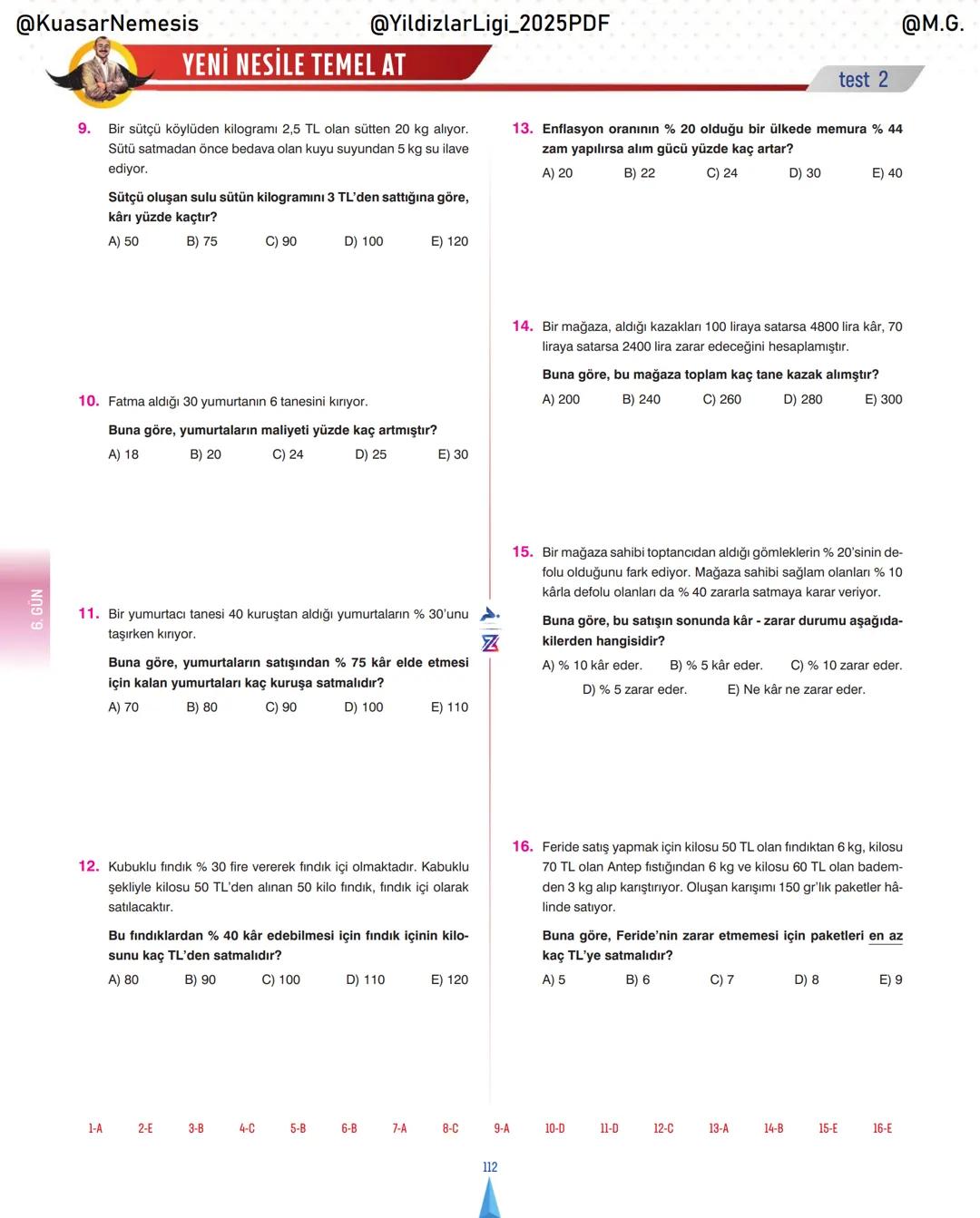 @KuasarNemesis
@YildizlarLin_2025PDF
@M.G.
TYT-KPSS-DGS-ALES
10 GÜNDE
TEMEL ATMA
GARANTI
PROBLEMLER
VİDEO DERS KİTABI
74
SELİM YÜKSEL'le
BIY