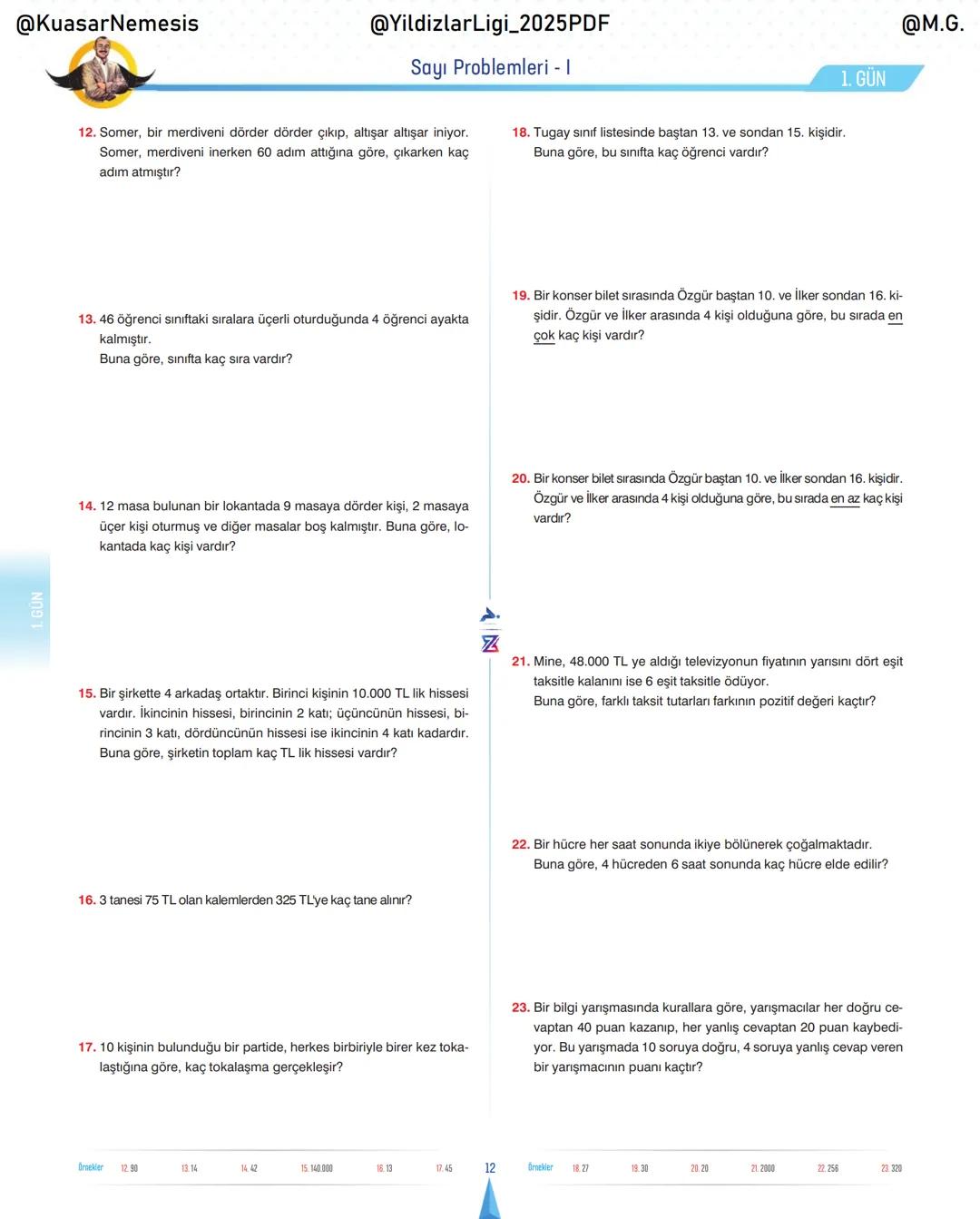 @KuasarNemesis
@YildizlarLin_2025PDF
@M.G.
TYT-KPSS-DGS-ALES
10 GÜNDE
TEMEL ATMA
GARANTI
PROBLEMLER
VİDEO DERS KİTABI
74
SELİM YÜKSEL'le
BIY