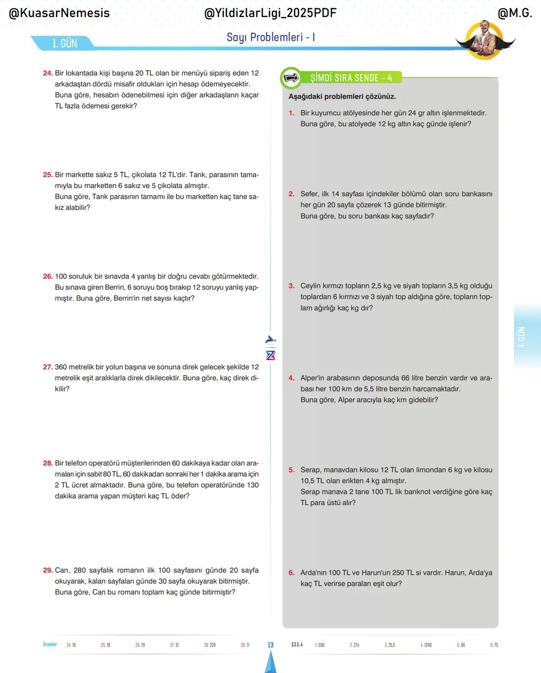 @KuasarNemesis
@YildizlarLin_2025PDF
@M.G.
TYT-KPSS-DGS-ALES
10 GÜNDE
TEMEL ATMA
GARANTI
PROBLEMLER
VİDEO DERS KİTABI
74
SELİM YÜKSEL'le
BIY