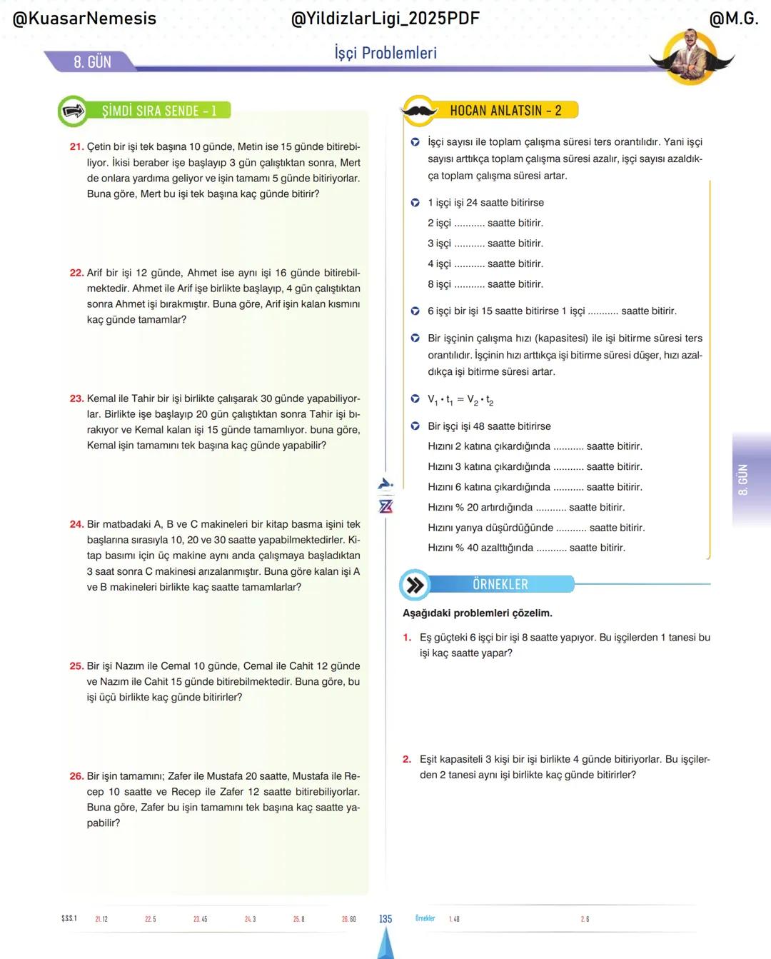 @KuasarNemesis
@YildizlarLin_2025PDF
@M.G.
TYT-KPSS-DGS-ALES
10 GÜNDE
TEMEL ATMA
GARANTI
PROBLEMLER
VİDEO DERS KİTABI
74
SELİM YÜKSEL'le
BIY