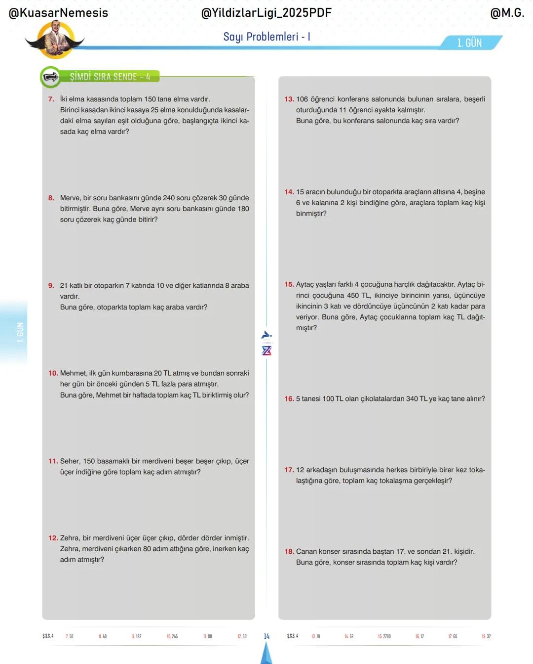 @KuasarNemesis
@YildizlarLin_2025PDF
@M.G.
TYT-KPSS-DGS-ALES
10 GÜNDE
TEMEL ATMA
GARANTI
PROBLEMLER
VİDEO DERS KİTABI
74
SELİM YÜKSEL'le
BIY