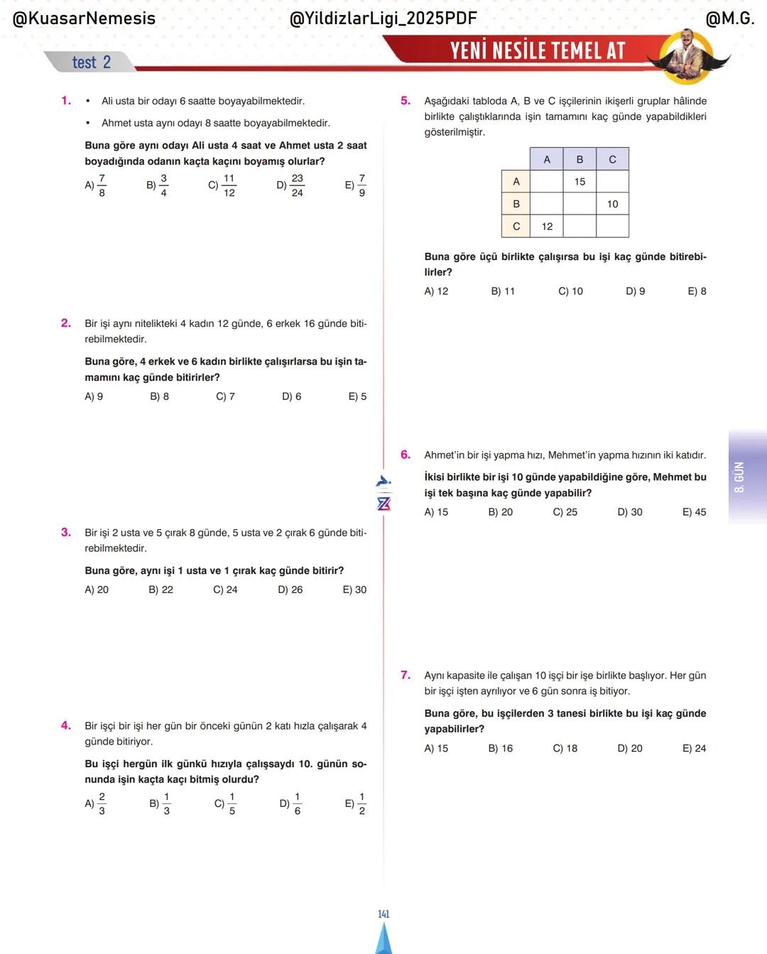 @KuasarNemesis
@YildizlarLin_2025PDF
@M.G.
TYT-KPSS-DGS-ALES
10 GÜNDE
TEMEL ATMA
GARANTI
PROBLEMLER
VİDEO DERS KİTABI
74
SELİM YÜKSEL'le
BIY