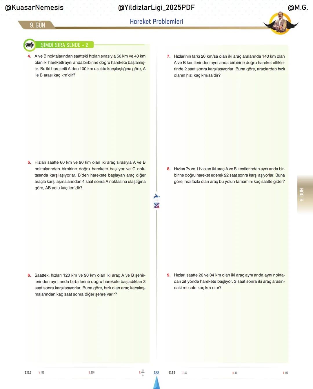 @KuasarNemesis
@YildizlarLin_2025PDF
@M.G.
TYT-KPSS-DGS-ALES
10 GÜNDE
TEMEL ATMA
GARANTI
PROBLEMLER
VİDEO DERS KİTABI
74
SELİM YÜKSEL'le
BIY