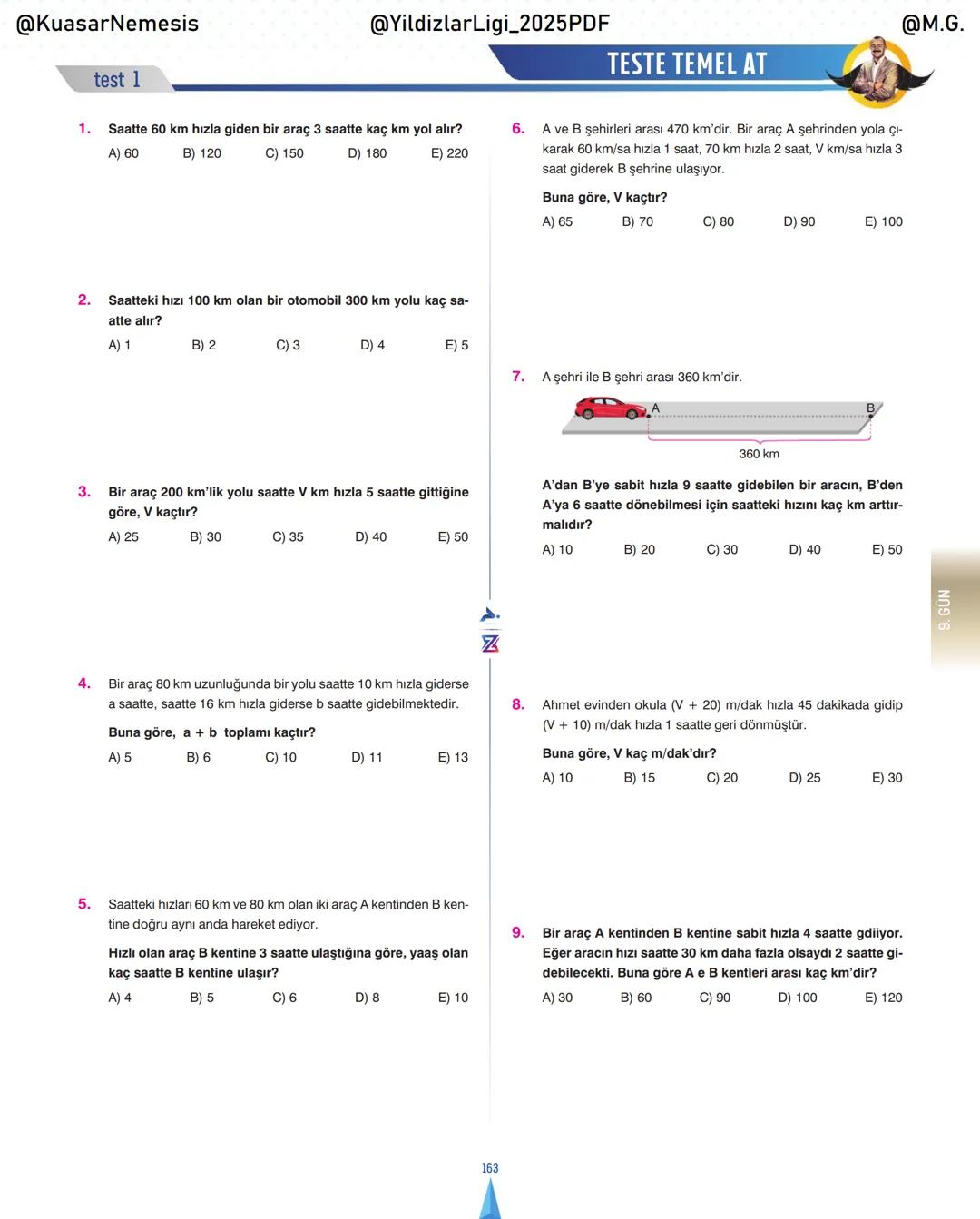 @KuasarNemesis
@YildizlarLin_2025PDF
@M.G.
TYT-KPSS-DGS-ALES
10 GÜNDE
TEMEL ATMA
GARANTI
PROBLEMLER
VİDEO DERS KİTABI
74
SELİM YÜKSEL'le
BIY