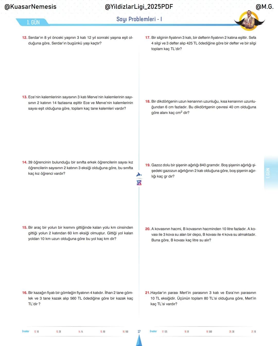 @KuasarNemesis
@YildizlarLin_2025PDF
@M.G.
TYT-KPSS-DGS-ALES
10 GÜNDE
TEMEL ATMA
GARANTI
PROBLEMLER
VİDEO DERS KİTABI
74
SELİM YÜKSEL'le
BIY