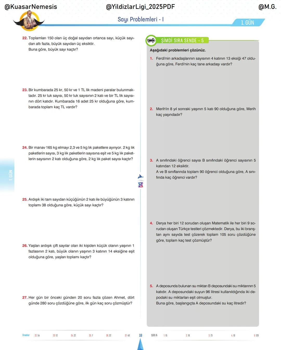 @KuasarNemesis
@YildizlarLin_2025PDF
@M.G.
TYT-KPSS-DGS-ALES
10 GÜNDE
TEMEL ATMA
GARANTI
PROBLEMLER
VİDEO DERS KİTABI
74
SELİM YÜKSEL'le
BIY