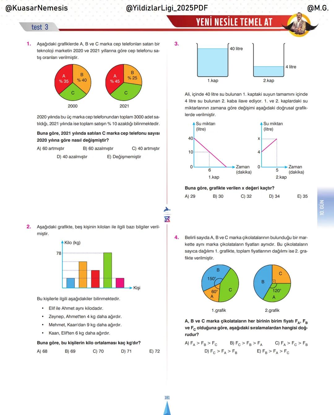 @KuasarNemesis
@YildizlarLin_2025PDF
@M.G.
TYT-KPSS-DGS-ALES
10 GÜNDE
TEMEL ATMA
GARANTI
PROBLEMLER
VİDEO DERS KİTABI
74
SELİM YÜKSEL'le
BIY