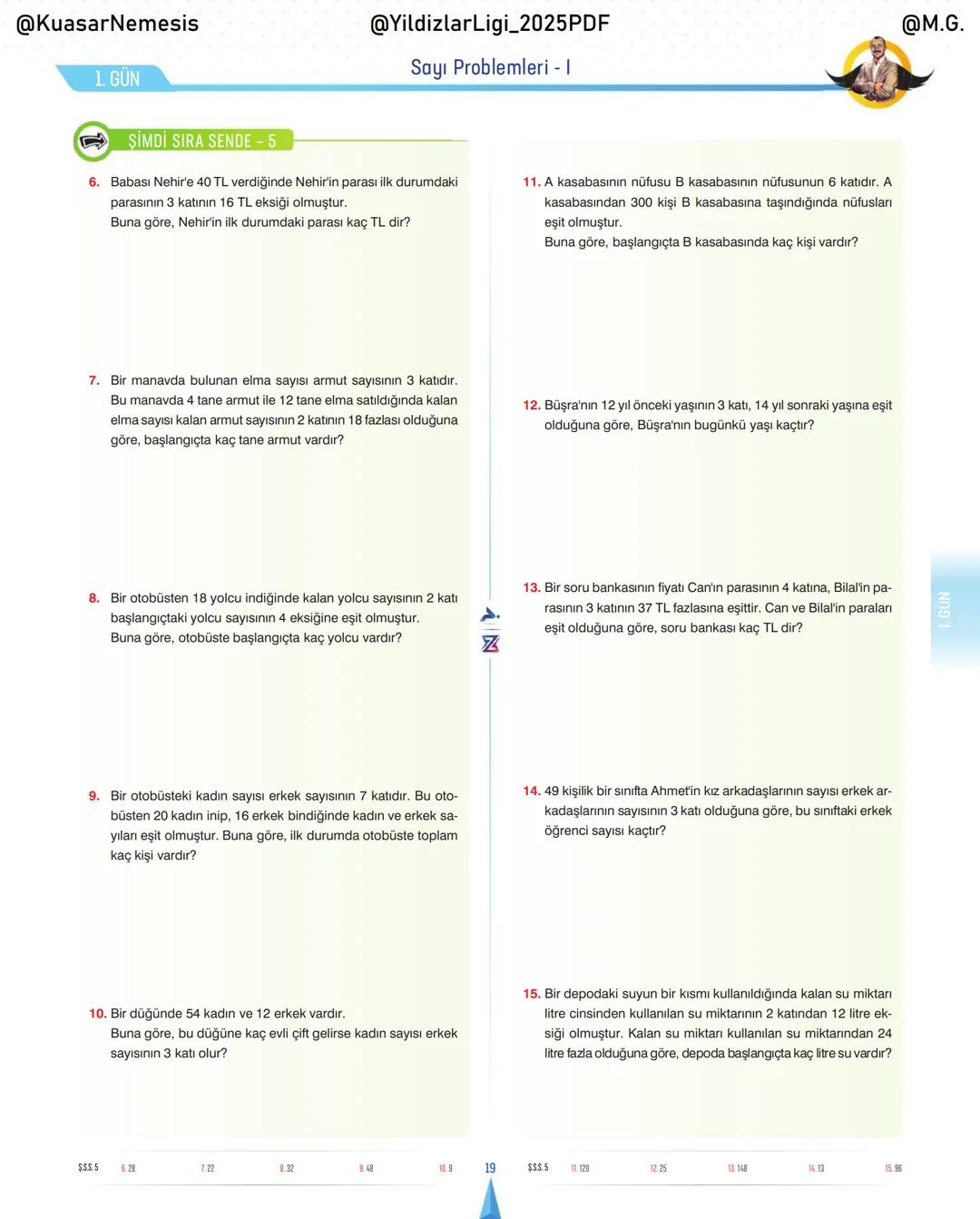 @KuasarNemesis
@YildizlarLin_2025PDF
@M.G.
TYT-KPSS-DGS-ALES
10 GÜNDE
TEMEL ATMA
GARANTI
PROBLEMLER
VİDEO DERS KİTABI
74
SELİM YÜKSEL'le
BIY