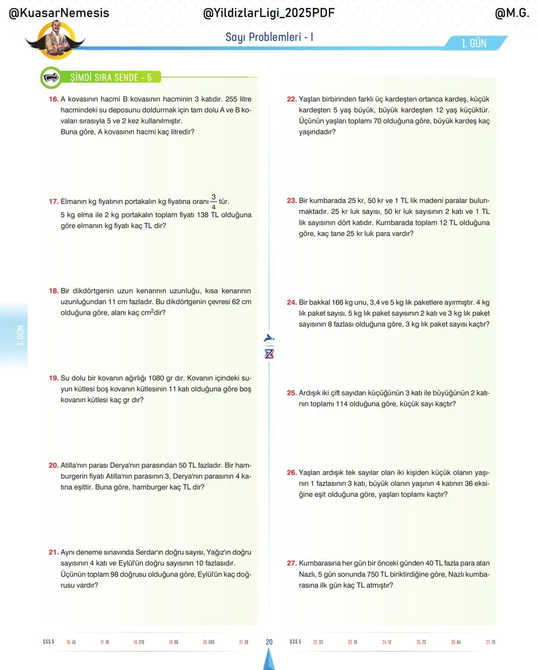 @KuasarNemesis
@YildizlarLin_2025PDF
@M.G.
TYT-KPSS-DGS-ALES
10 GÜNDE
TEMEL ATMA
GARANTI
PROBLEMLER
VİDEO DERS KİTABI
74
SELİM YÜKSEL'le
BIY