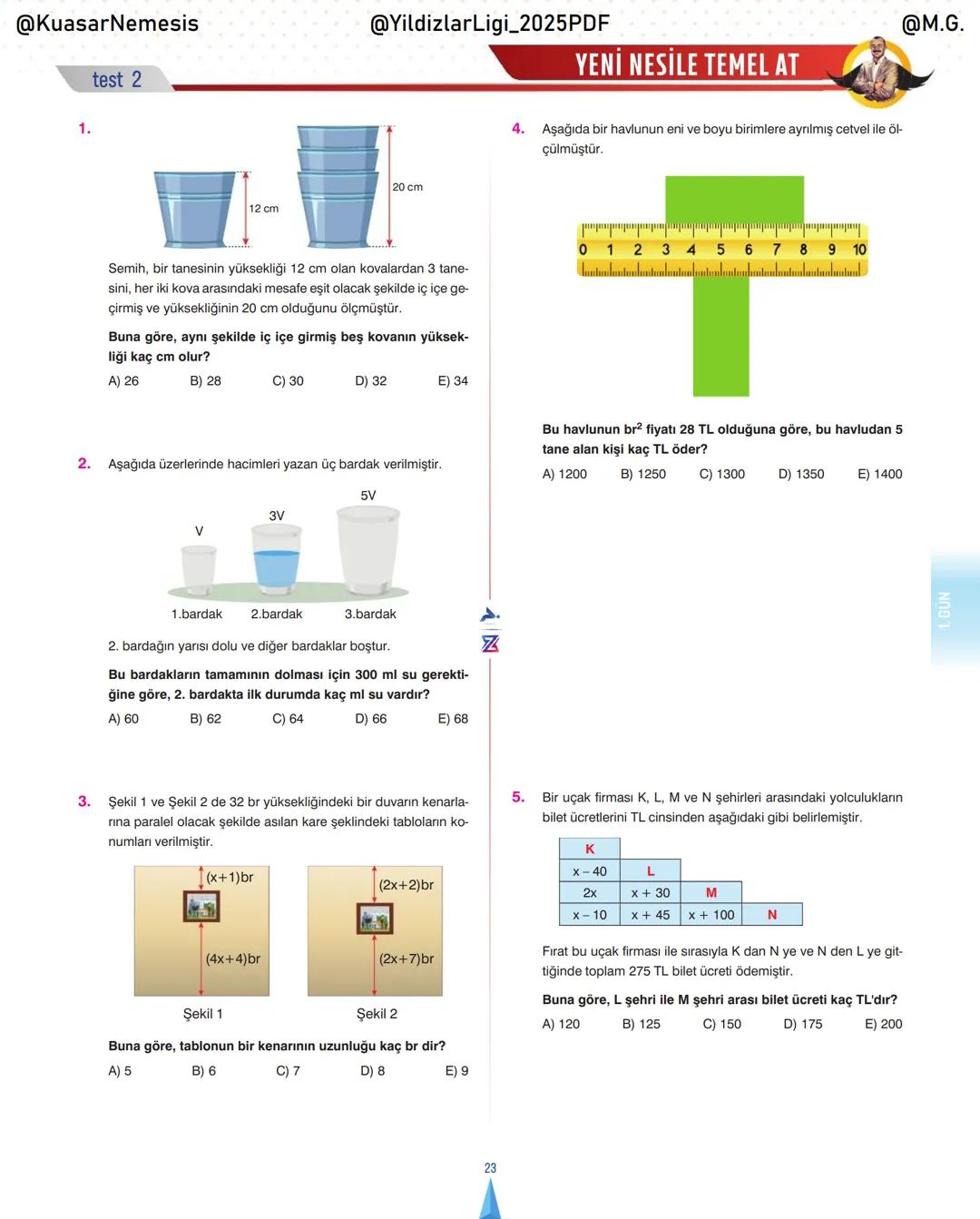 @KuasarNemesis
@YildizlarLin_2025PDF
@M.G.
TYT-KPSS-DGS-ALES
10 GÜNDE
TEMEL ATMA
GARANTI
PROBLEMLER
VİDEO DERS KİTABI
74
SELİM YÜKSEL'le
BIY