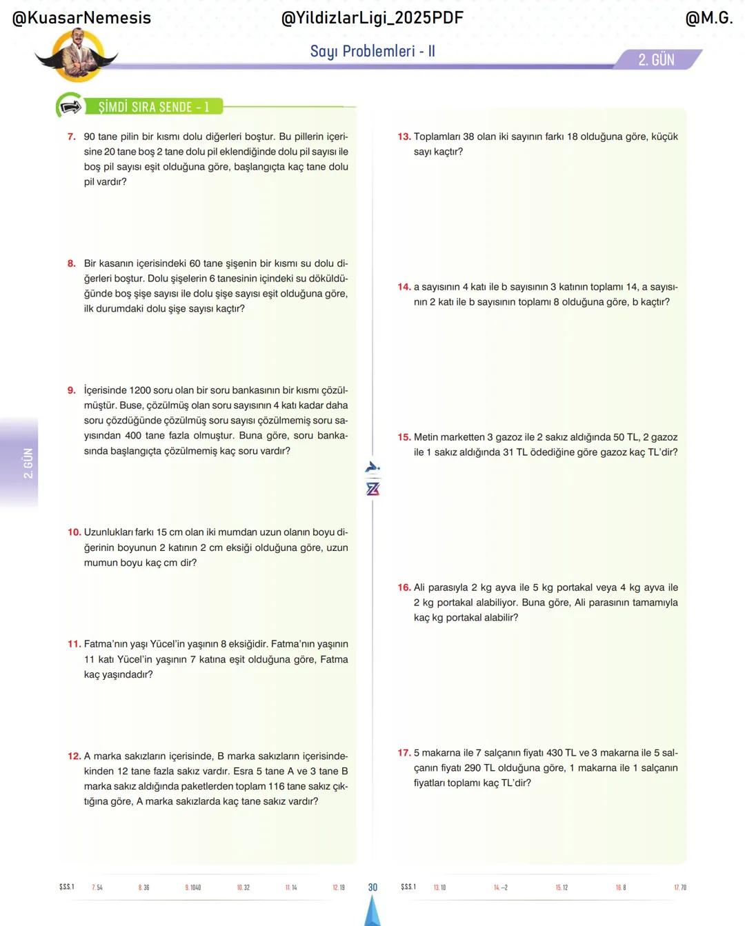 @KuasarNemesis
@YildizlarLin_2025PDF
@M.G.
TYT-KPSS-DGS-ALES
10 GÜNDE
TEMEL ATMA
GARANTI
PROBLEMLER
VİDEO DERS KİTABI
74
SELİM YÜKSEL'le
BIY