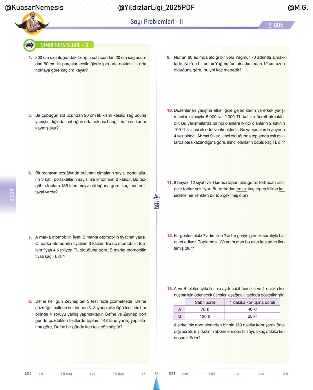 @KuasarNemesis
@YildizlarLin_2025PDF
@M.G.
TYT-KPSS-DGS-ALES
10 GÜNDE
TEMEL ATMA
GARANTI
PROBLEMLER
VİDEO DERS KİTABI
74
SELİM YÜKSEL'le
BIY
