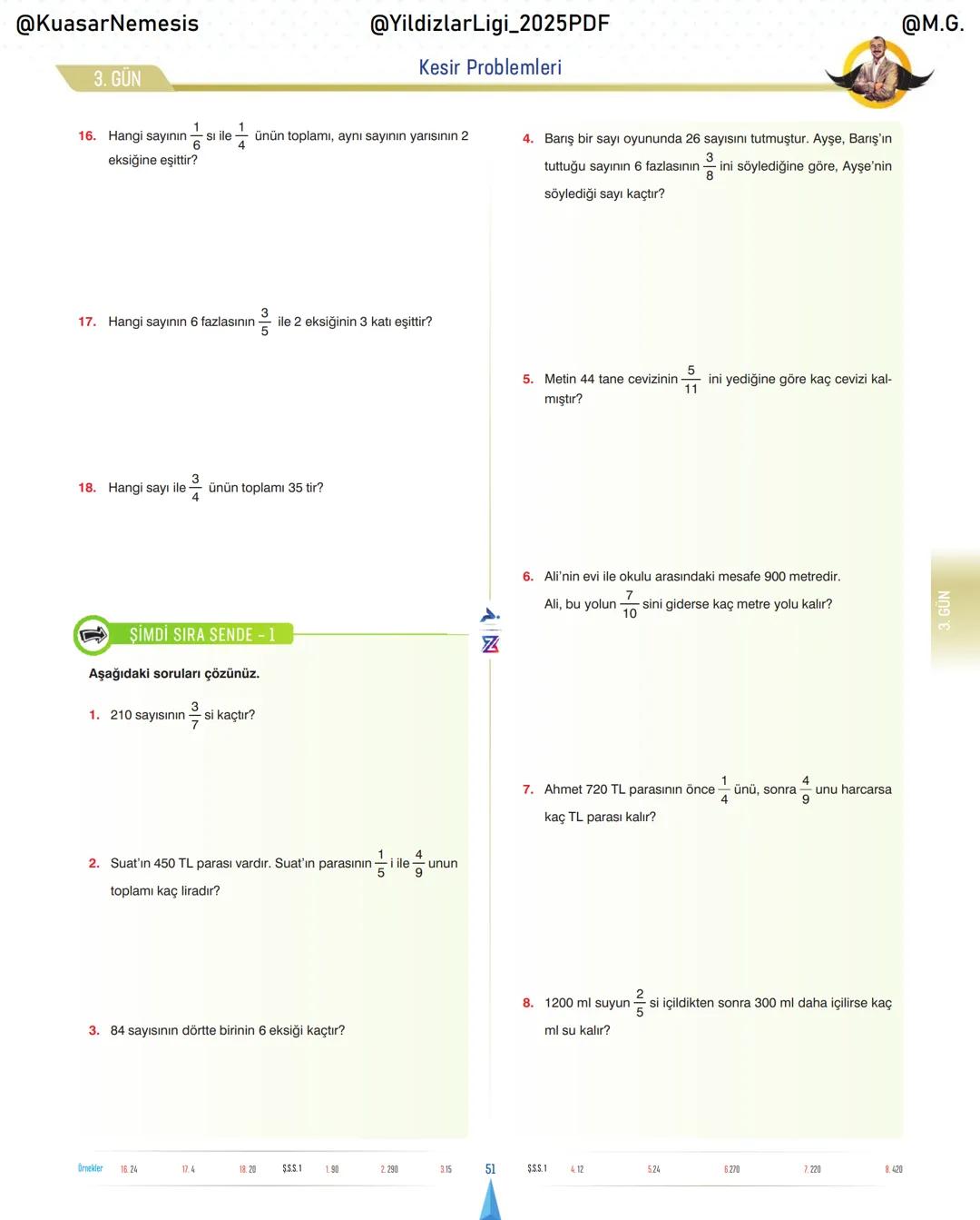 @KuasarNemesis
@YildizlarLin_2025PDF
@M.G.
TYT-KPSS-DGS-ALES
10 GÜNDE
TEMEL ATMA
GARANTI
PROBLEMLER
VİDEO DERS KİTABI
74
SELİM YÜKSEL'le
BIY