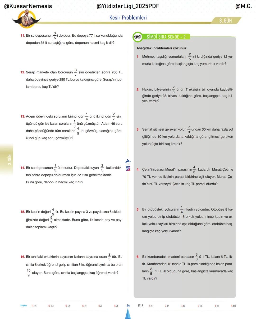 @KuasarNemesis
@YildizlarLin_2025PDF
@M.G.
TYT-KPSS-DGS-ALES
10 GÜNDE
TEMEL ATMA
GARANTI
PROBLEMLER
VİDEO DERS KİTABI
74
SELİM YÜKSEL'le
BIY